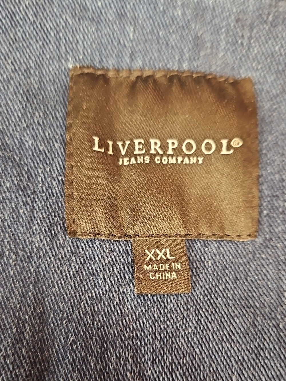 Liverpool Classic Powerflex Jean Jacket Womens Stretch Denim Casual Classic, XXL - Picture 8 of 14